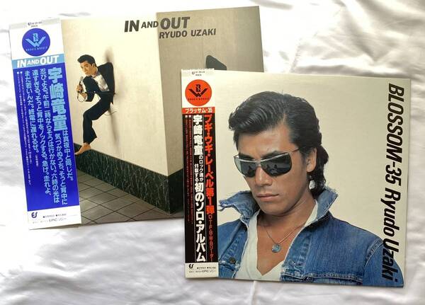 【中古LPレコード】【送料込み】宇崎竜童 ソロアルバム ブギウギレーベル第1弾・第3弾2枚セット