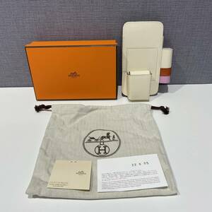 ☆新品未使用☆ エルメス HERMES iPhone アイフォーン スマホショルダー AirPods エアポッツ リップ入れ 激レア U刻印 国内正規22年8月購入