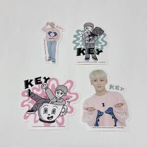 WHITE DAY Cafe from SHINee ステッカー 2枚 セット 2種 コンプリート キー セット KEY キボム ランダム SHINee カフェ cafe