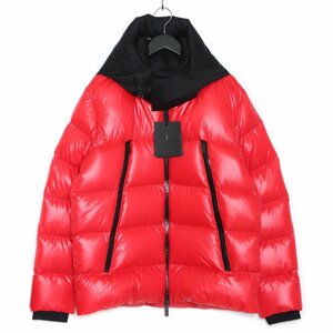 未使用 MONCLER 22AW ZUBAIR ショートダウンジャケット サイズ4 レッド モンクレール short down jacket