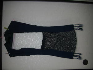タイ　ラオス　少数民族　タイ族　刺繍　パッチワーク　古布　ハンドメイド　ショルダーバッグ　未使用品