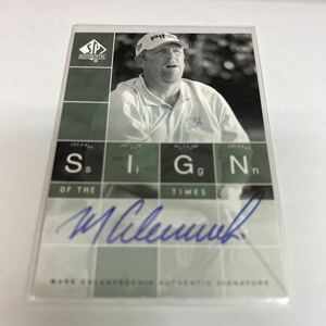 【MARK CALCAVECCHIA】 2002 SP Authentic auto GOLF 直筆サイン