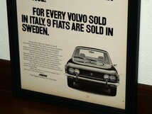 1971年 USA 洋書雑誌広告 額装品 Fiat 124 Sport Coupe フィアット スポーツクーペ (A4size) / 検索用 店舗 ガレージ ディスプレイ 装飾 _画像3