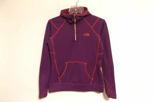 N5452:THE NORTH FACE（ザノースフェイス）ハーフジップフリースパーカー/紫/women's S:5