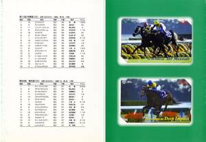 *JRAoz card 115 frequency 2 sheets Classic load 2005 vol.3 CLASSIC ROADe Ame rhinoceros a deep impact unused beautiful goods horse racing prompt decision 