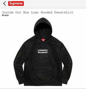 Supreme Inside Out Box Logo Hooded Sweatshirt S BLACK シュプリーム 23SS