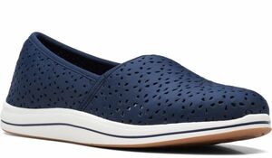 Clarks Clarks 25.5cm navy ballet Flat super light weight pumps Flat Loafer moccasin slip-on shoes boots sandals RRR89