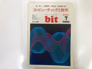 ★　【bit　臨時増刊1983年7月　コンピューティングと数学　共立出版】116-02303