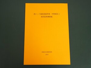 ★　【西トップ遺跡調査修復 中間報告3 南祠堂際構築編 　 奈良文化財研究所 2016年】140-02303