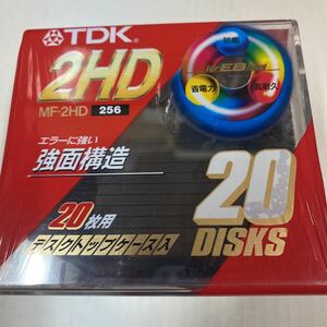 TDK floppy disk 20 sheets MF2HD-256X20PN 3.5 -inch floppy disk period thing 