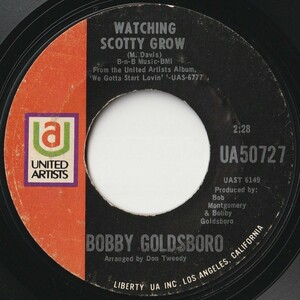 Bobby Goldsboro Watching Scotty Grow United Artists US UA50727 201900 ROCK POP ロック ポップ レコード 7インチ 45