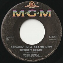 Connie Francis Breakin' In A Brand New Broken Heart MGM US K12995 201862 ROCK POP ロック ポップ レコード 7インチ 45_画像1