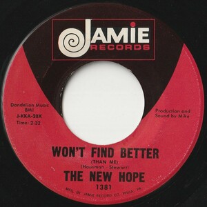 New Hope Won't Find Better (Than Me) / They Call It Love] Jamie US 1381 201846 ROCK POP ロック ポップ レコード 7インチ 45