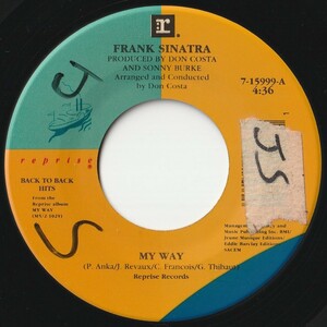 Frank Sinatra My Way / Cycles Reprise US 7-15999 201960 JAZZ ジャズ レコード 7インチ 45