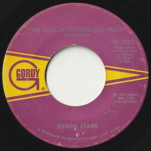 Edwin Starr I'm Still A Struggling Man / Pretty Little Angel Gordy US G 7087 202031 SOUL ソウル レコード 7インチ 45