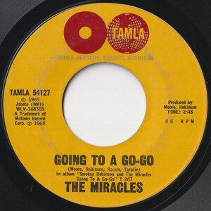 Miracles Going To A Go-Go / Choosey Beggar Tamla US TAMLA 54127 201799 SOUL ソウル レコード 7インチ 45