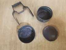 昭和レトロ 古道具 ヴィンテージ レトロ 弁当箱　小物入れ　銅製　二段_画像3