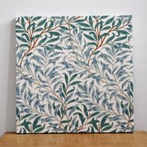 ファブリックパネル William Morris ウィリアムモリス Willow Bough 30×30cm アートパネル インテリア 壁掛け 生地_画像1