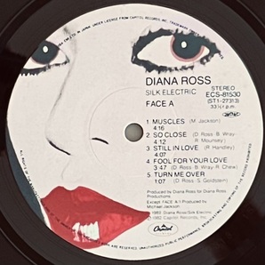 LP■SOUL/FUNK/DIANA ROSS/SILK ELECTRIC/CAPITOL ECS-81530/国内82年ORIG OBI 美品/ダイアナロス/ANDY WARHOL COVER/アンディ・ウォーホルの画像5