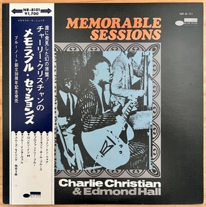 LP■JAZZ/ブルーノート 希少帯/CHARLIE CHRISTIAN & EDMOND HALL/MEMORABLE SESSIONS/BLUE NOTE NR-8101/国内69年ORIG 東芝音工 OBI 極美盤