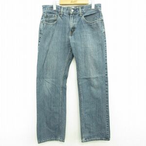 W32/古着 リーバイス Levis 559 ジーンズ メンズ コットン 紺 ネイビー デニム 22sep19 中古 ボトムス ジーパン Gパン ロング パンツ