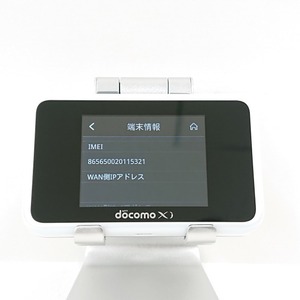 Wi-Fi STATION HW-02G docomo ホワイト 送料無料 即決 本体 n07251