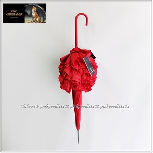 * high class Britain .. Japan Imperial Family purveyor fox umbrella umbrella unused * frill red *