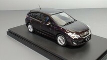 絶版希少 非売品　1/43 スバル　インプレッサ　スポーツ　2011 ディープチェリーパール　 ミニカー_画像5