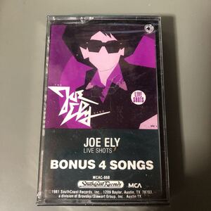 ジョー・エリー　LIVE SHOTS BONUS 4 SONGS 輸入盤カセットテープ▲【未開封新品】カット盤