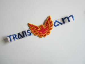 TRANS AM トランザム エンブレム 外車 アメ車 ロゴ ワッペン/自動車 カスタム ビンテージ ② 150