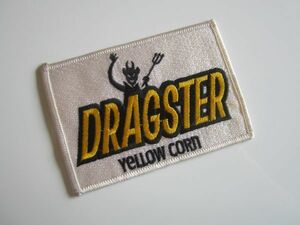 Yellow corn イエローコーン DRAGSTER ドラッグスター デビル バイク メーカー ワッペン/自動車 整備士 作業着 147