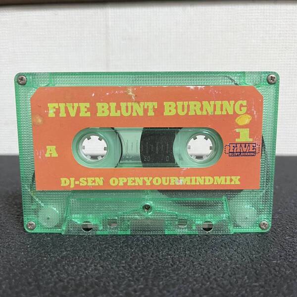 カセットテープ FIVE BLUNT BURNNING DJ TOMMY FIRST CONTACT CASSETTETAPE