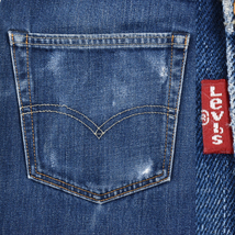 Levis リーバイス ★ 502 For over 140 years レギュラー ストレート デニム ジーンズ パンツ インディゴ メンズ 33_画像7