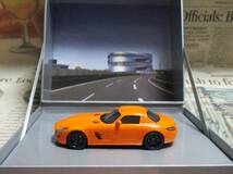 ☆レア絶版*世界500台*Spark*1/43*Mercedes-Benz SLS AMG 2010 オレンジ_画像3