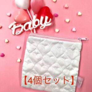 【nicola 2022年12月号付録】Lovetoxic キルティングポーチ(未開封品×4個セット)