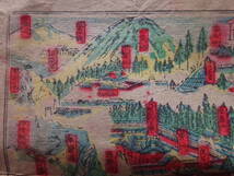 （５）「日光山全図」 明治29年 大島敬三郎板　汚れ、痛み、補修があります。_画像6