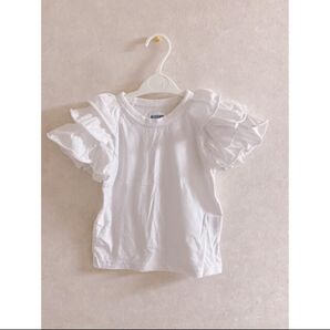 RUGGED WORKS 肩フリルトップス