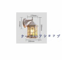 【ケーリーフショップ】壁掛け照明 E26 110V 北欧 アンティーク ウォールランプ　 ブラケットライト レトロ風 玄関灯 ポーチライト　　ホワ_画像6