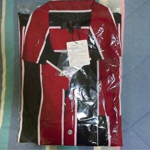 オープンカラーシャツ WINE&BLACK