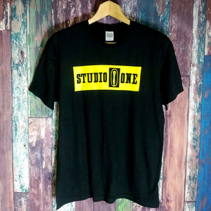 送込　STUDIO ONE 　Roots Rock Reggae　半袖Tシャツ　黒　２XLサイズ