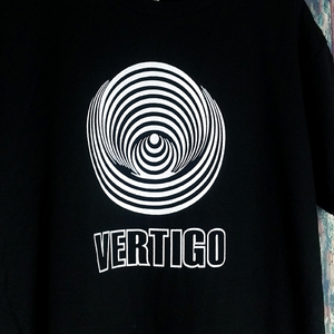 送込　VERTIGO RECORDS　ヴァーティゴ レーベル　半袖Tシャツ　黒　Mサイズ