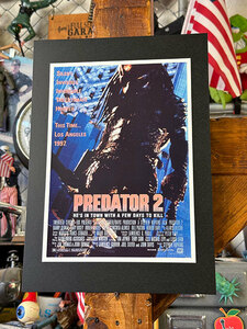 ハリウッドポスター #0037　映画「プレデター2」劇場版ポスター　アーノルド・シュワルッツネッガー　B4サイズ　※専用フレームは別売です