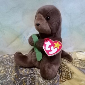 Ty Beanie Babies Collection ~Seaweed ~ sea otter 