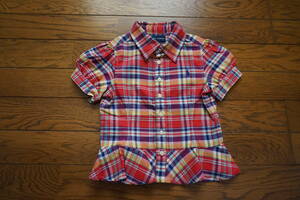 * RALPH LAUREN Ralph Lauren * short sleeves shirt blouse * size 3T / 100