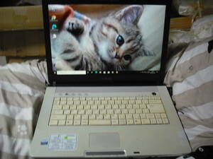 SONY VAIO VGN-FE50B　Win10 Pro 64bit　Genuine Intel T1300 1.67GHz　2GB 500ＧB　ホワイト系　15.4型　L-Office　AC付 ◇p880◇