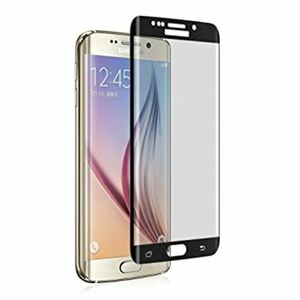 Galaxy S6 Edge+Plus 5.7インチ 9H 0.26mm 枠黒色 全面保護 強化ガラス 液晶保護フィルム 2.5D KC81