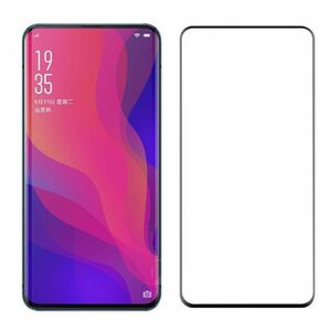 OPPO FIND X 6.4インチ 0.26mm 枠黒色 全面保護 3D曲面カバー 強化ガラス 液晶保護フィルム 2.5D K561