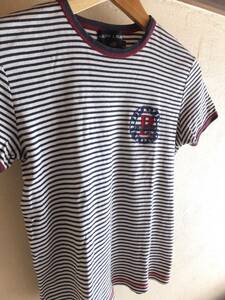  Ralph Lauren POLO SPORT border T-shirt L size 12M.YACHT Logo POLO RALPH LAUREN Polo sport 