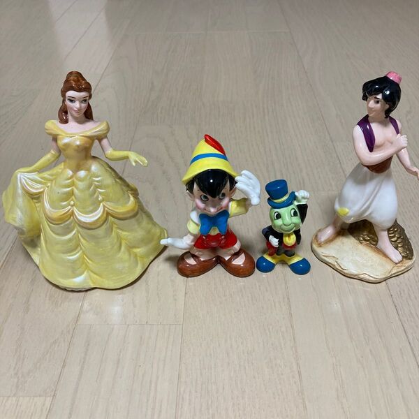 ディズニー 陶器 置物 美女と野獣 ピノキオ アラジン