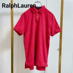 RalphLauren(ラルフローレン)/赤/レッドポロシャツ